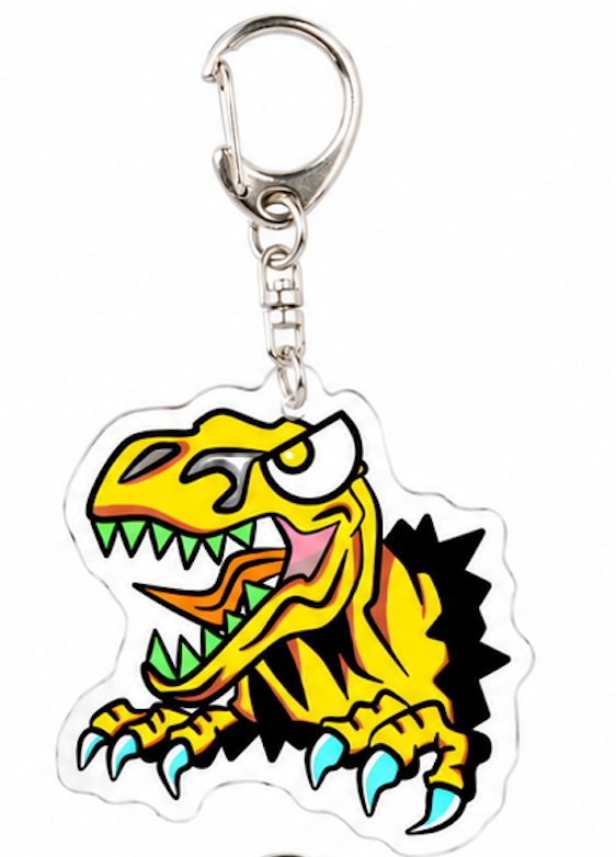 恐竜 アクリルキーホルダー DinoRenny SUE 全6色 50mm