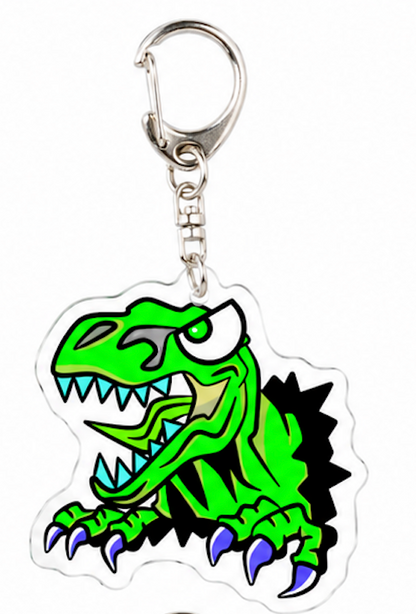 恐竜 アクリルキーホルダー DinoRenny SUE 2個セット（お好きなカラーを選択）
