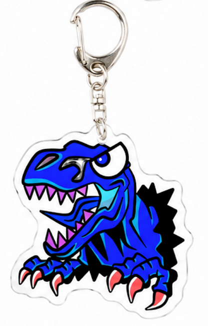 恐竜 アクリルキーホルダー DinoRenny SUE 2個セット（お好きなカラーを選択）