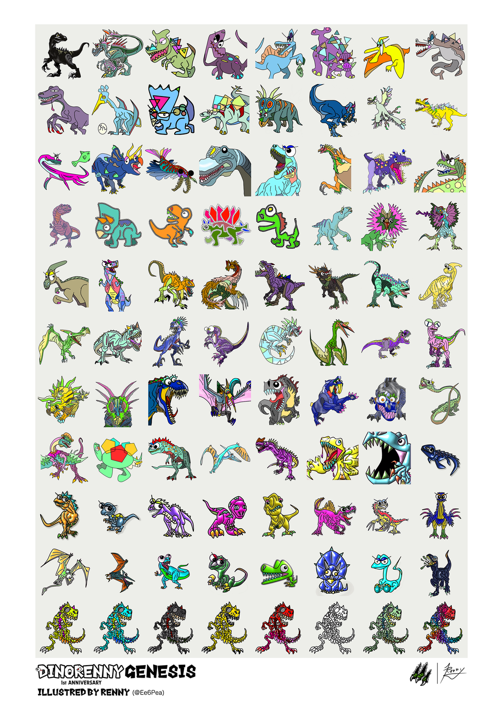 ポスター【GENESIS】1st Anniversary